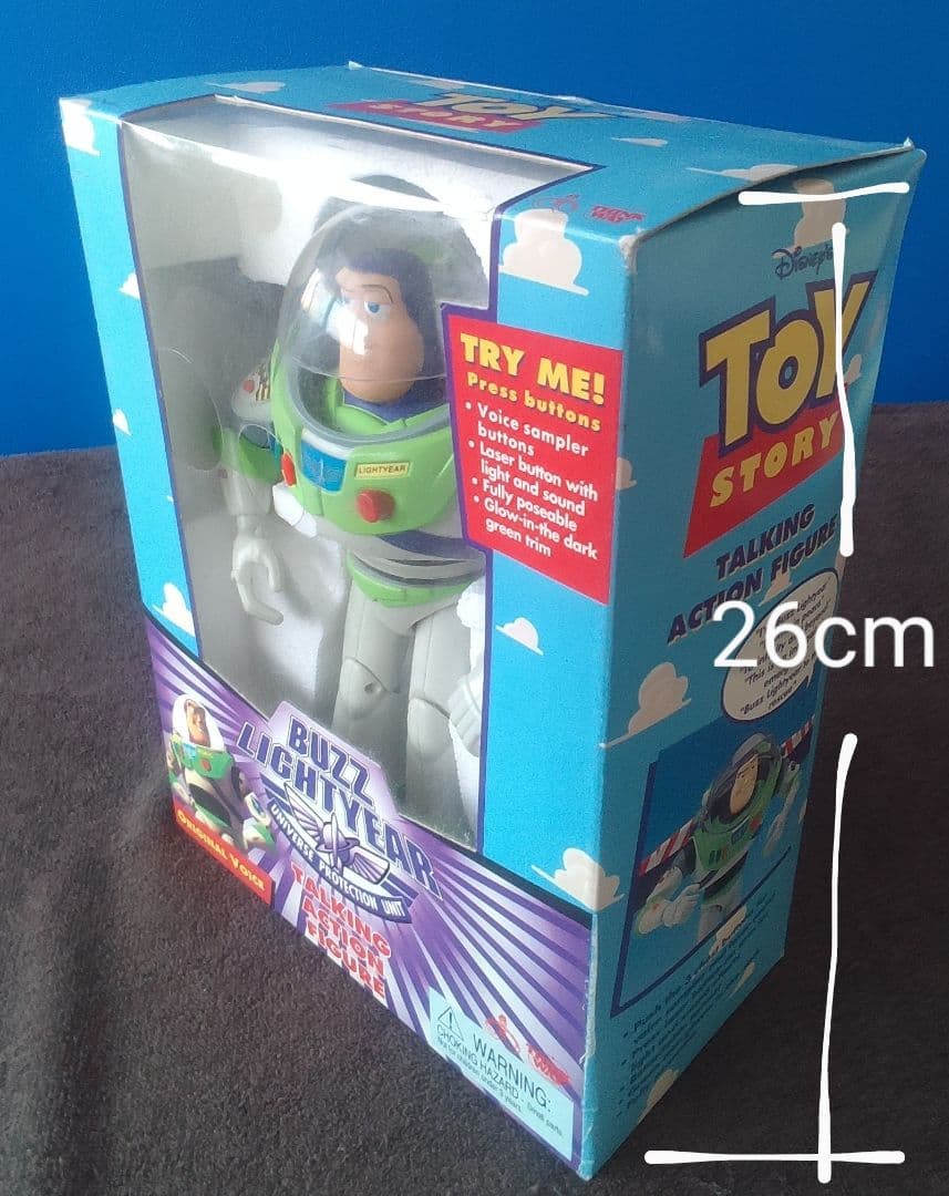 90年代バズ・ライトイヤー フィギュア 26cm未開封新品保管 レア