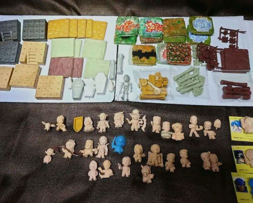 幽遊白書 森永 チョコスナック 人形 武術会ジオラマ3段コンプ ほか大量セット