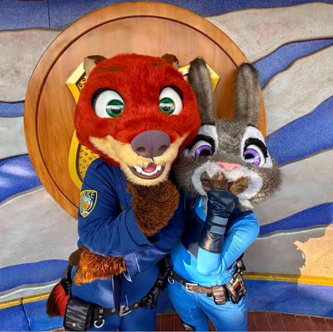 ズートピア Fluffy Puffy ニック ＆ ジュディ ポリスコスチューム