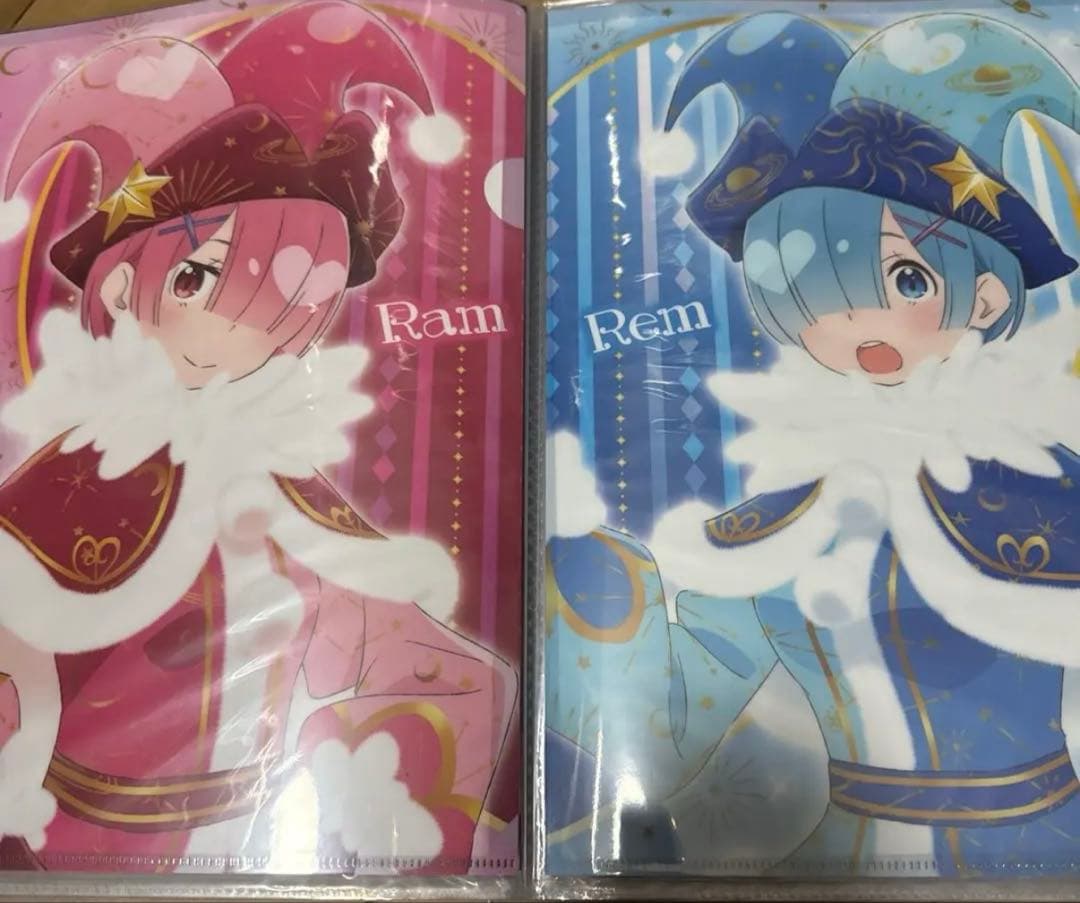 リゼロ　レム　ラム　誕生日　クリアファイルセット