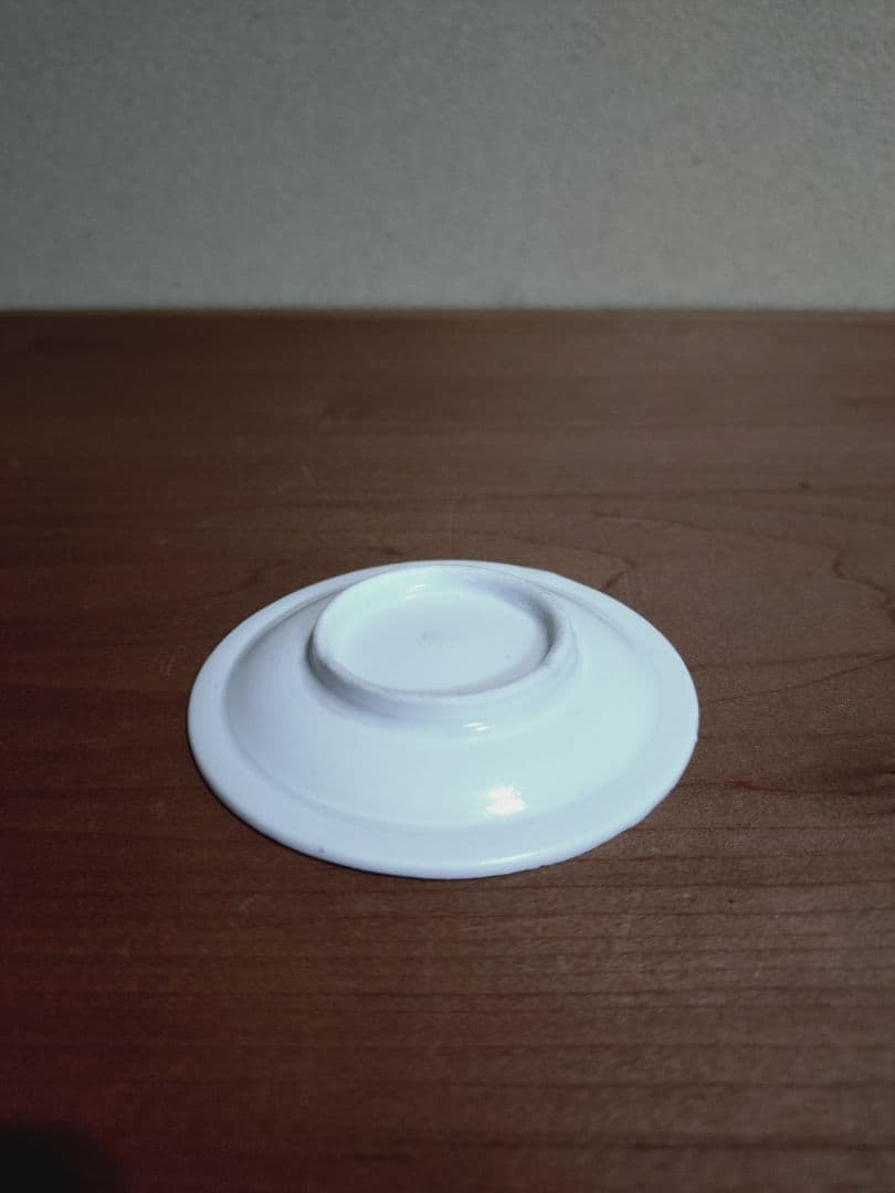 古伊万里 染付 文字入り 山水紋 豆皿 手塩皿