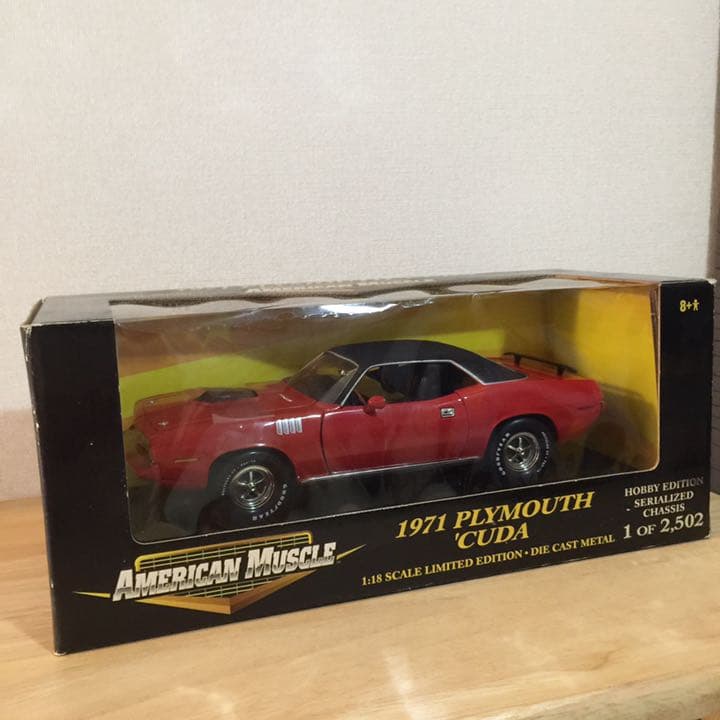 アーテル (ERTL)1/18 1971 PLYMOUTH ‘CUDA 新品
