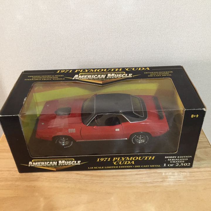 アーテル (ERTL)1/18 1971 PLYMOUTH ‘CUDA 新品