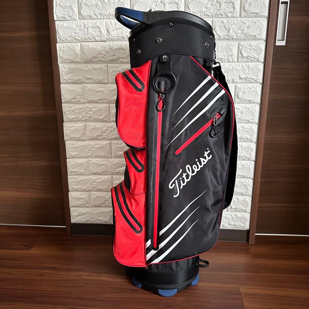 美品 Titleist タイトリスト 9型 キャディバック 軽量 耐水モデル