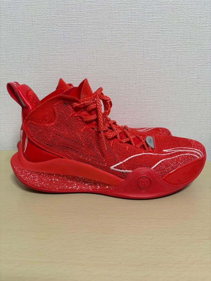 LI-NING ABAR019-7C バッシュ 赤 25.0