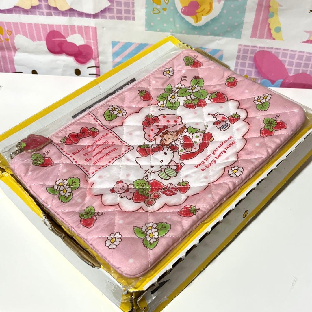 ハローキティ ストロベリーショートケーキ フラットポーチ