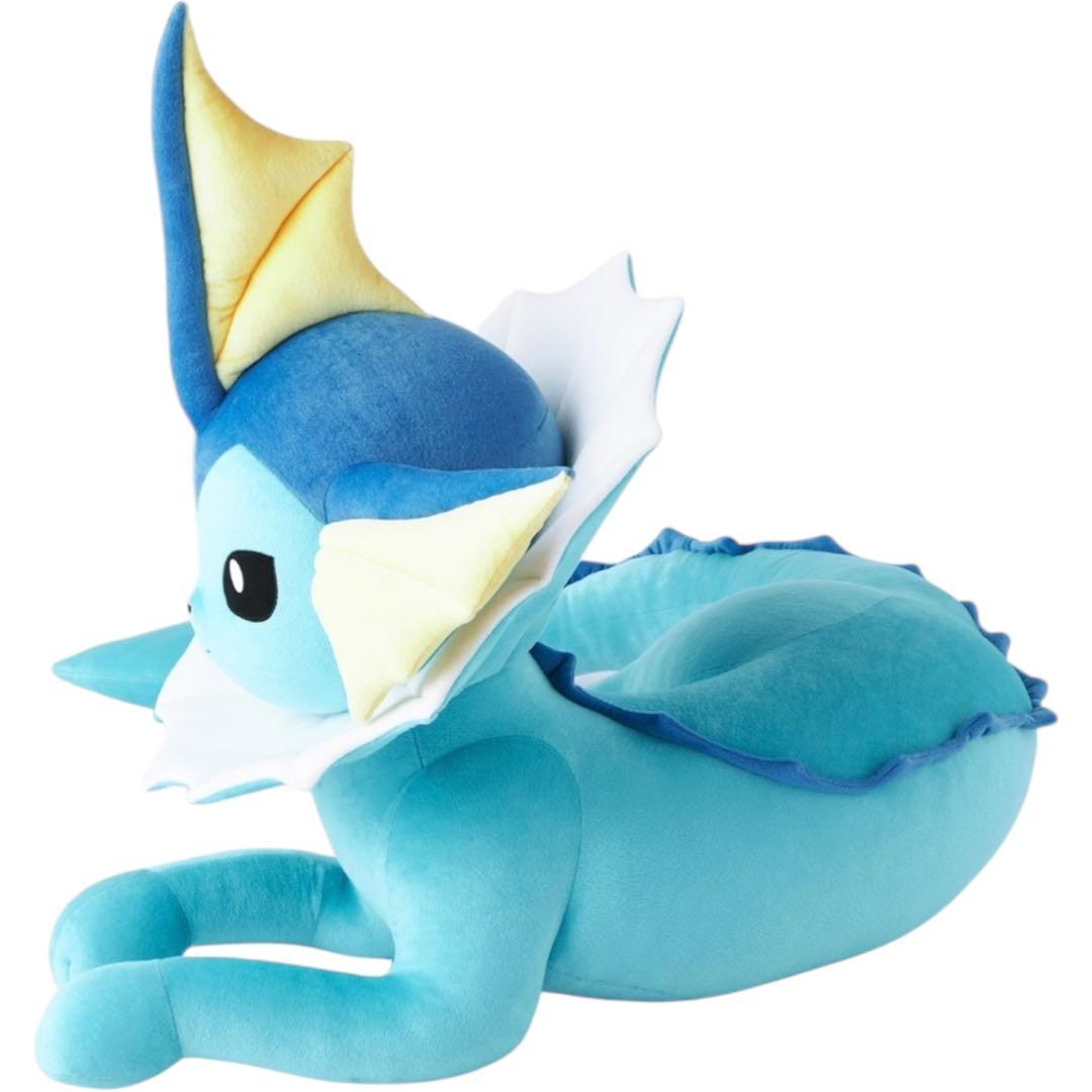 新品未開封 ポケモンセンター 等身大シャワーズ ぬいぐるみ　寝そべり