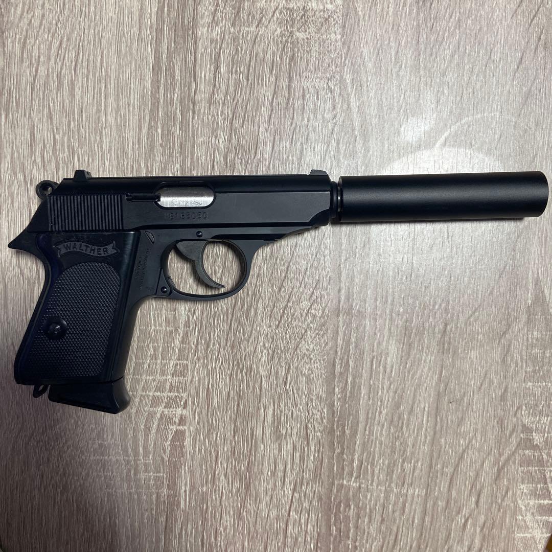 【最終値下げ‼️】マルゼン ワルサーPPK ガスブローバック + サイレンサー