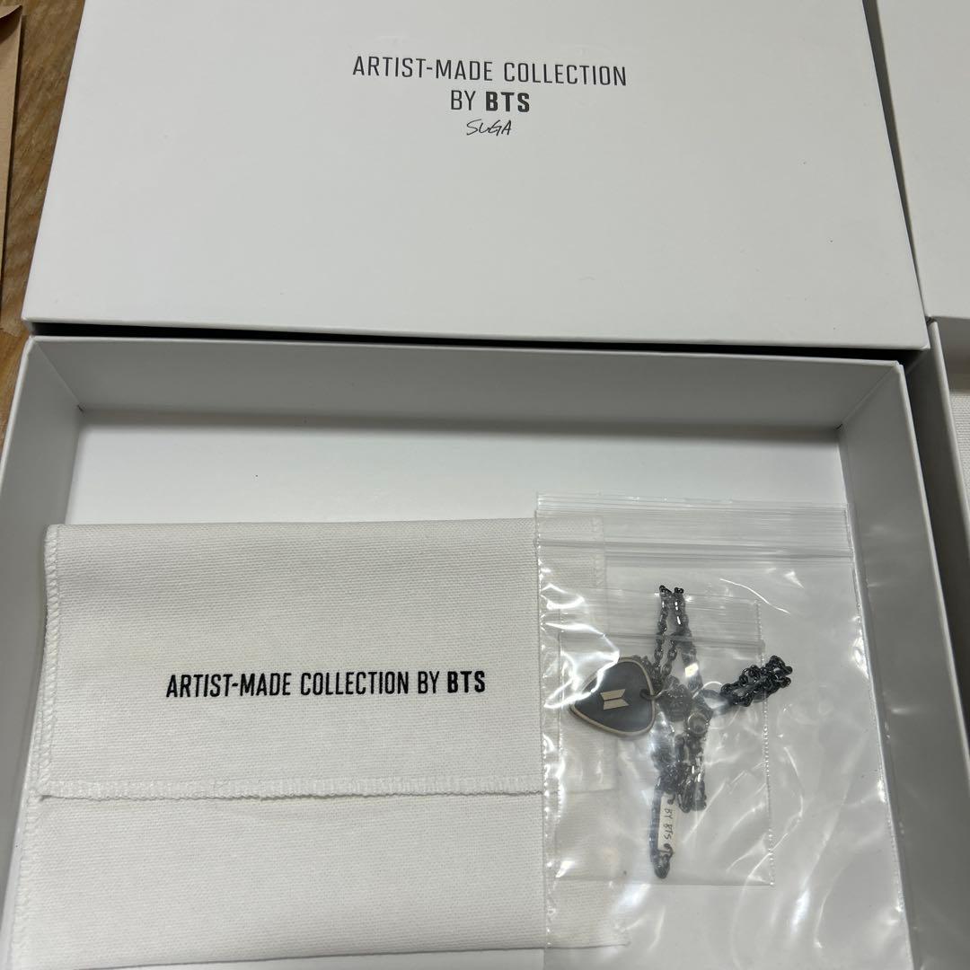 BTS アーティストメイド GUITAR PICK NECKLACE BK SV