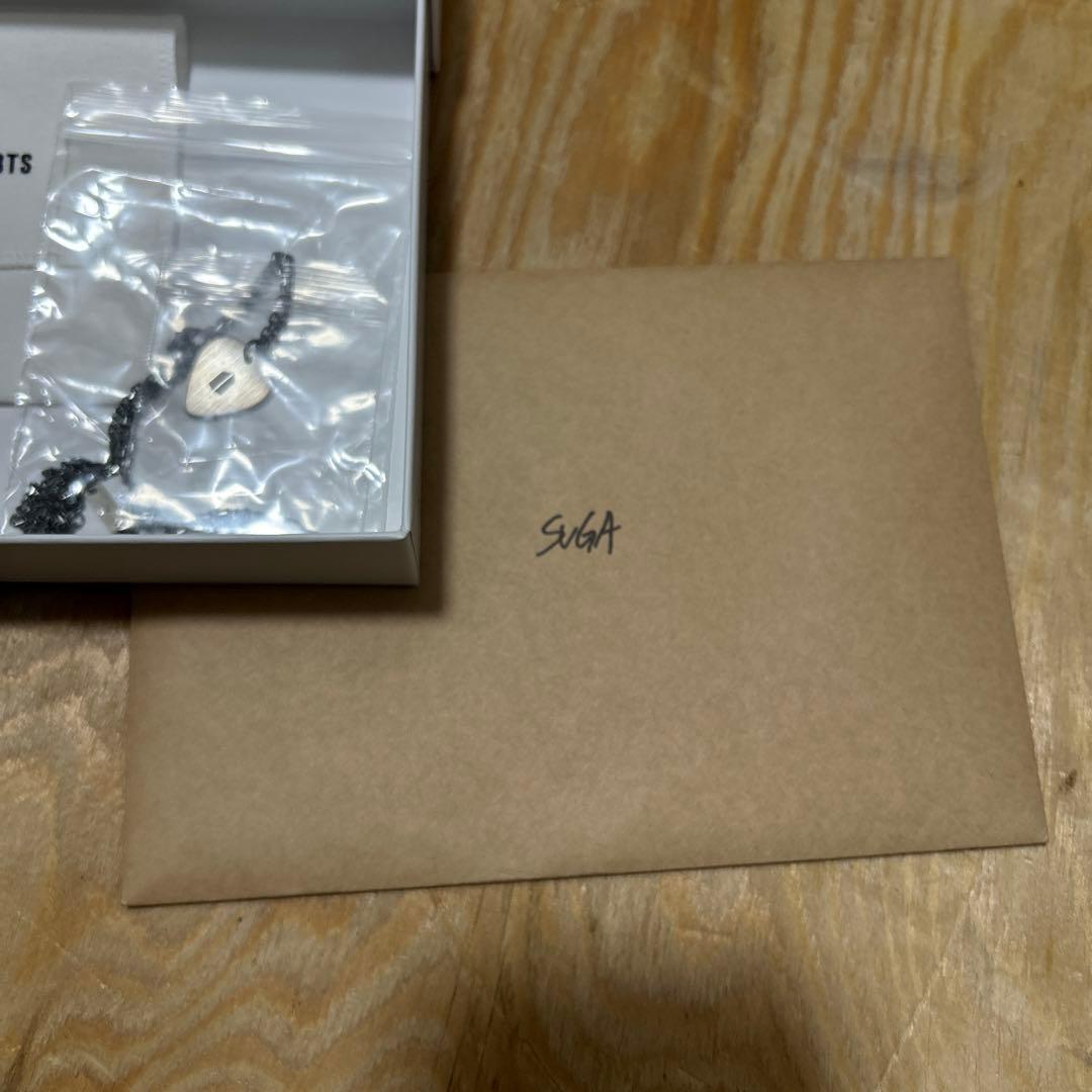 BTS アーティストメイド GUITAR PICK NECKLACE BK SV