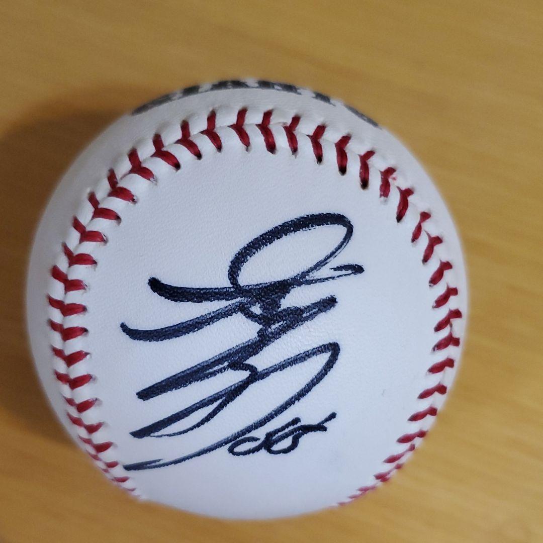 大田泰示 試合前投げ込み直筆サインボール&球団配布直筆サインカードセット　非売品
