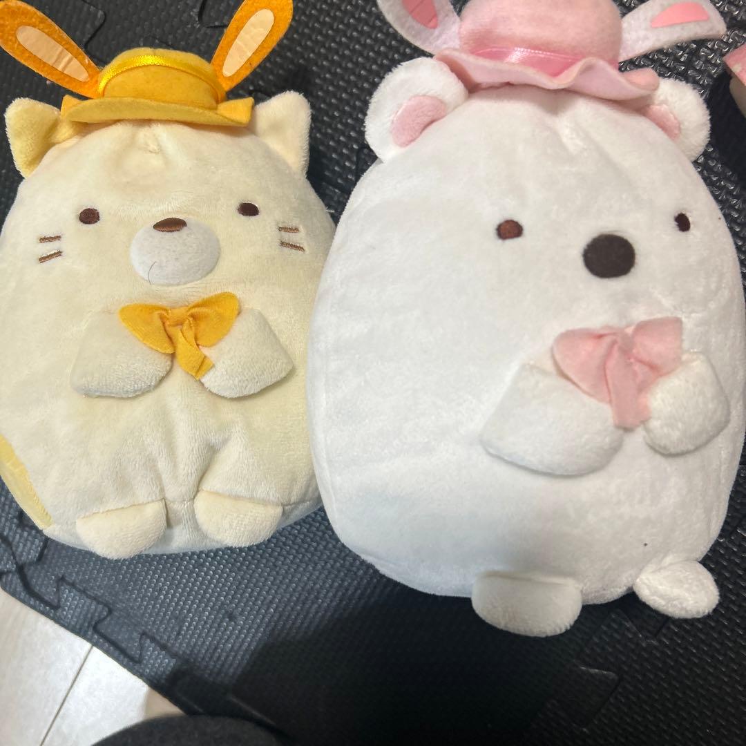 すみっコぐらし　ぬいぐるみセット　ねこハウス　11点セット　しろくま　とかげ