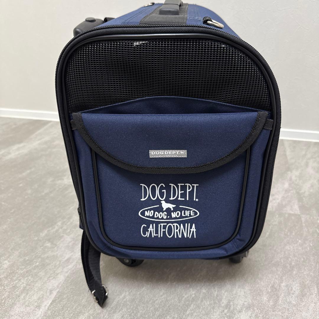 新品未使用　DOG DEPT ドッグデプト コロコロ キャリーネイビー