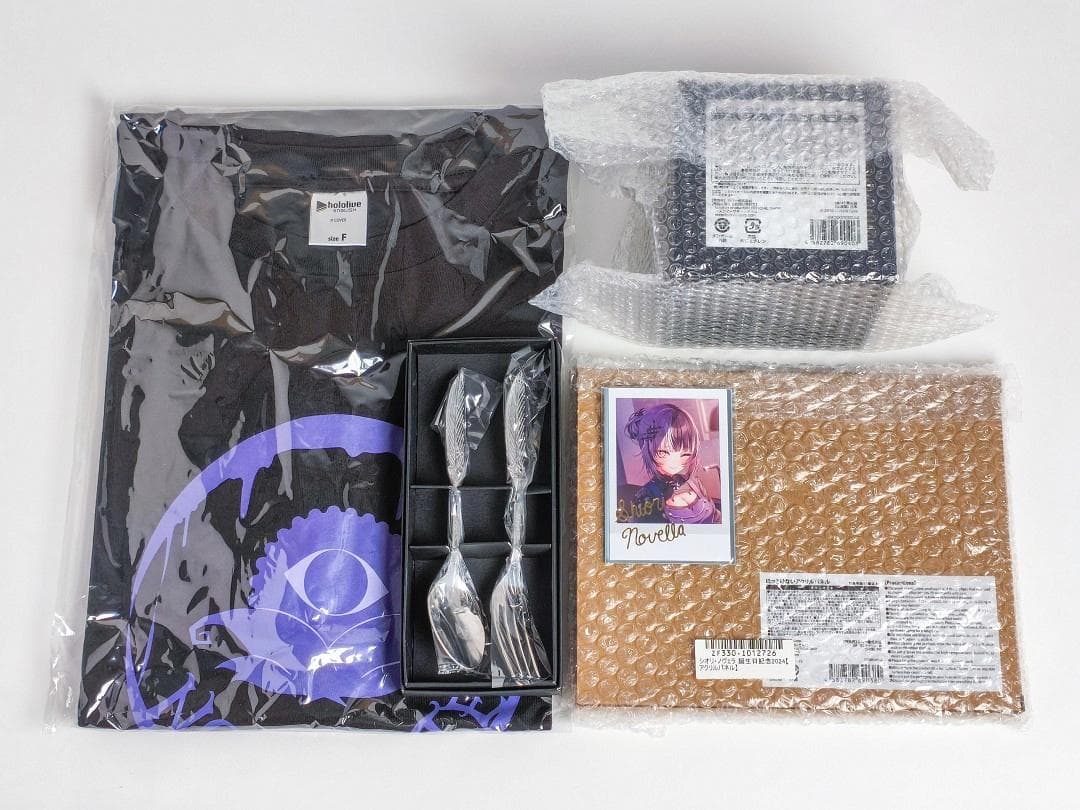 し*ゅ様 ホロライブ シオリ・ノヴェラ 誕生日記念2024 グッズ フルセット