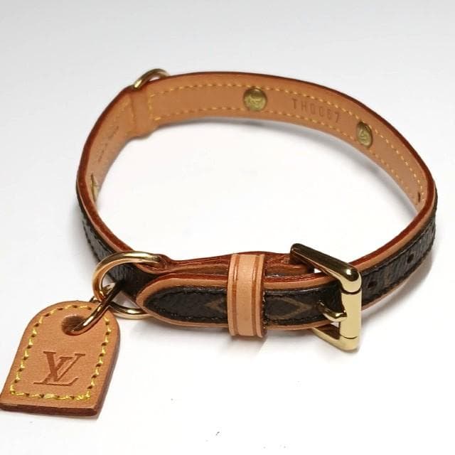 美品 ルイヴィトン 首輪 カラー 小型犬 M58072 コリエバクスターPM①
