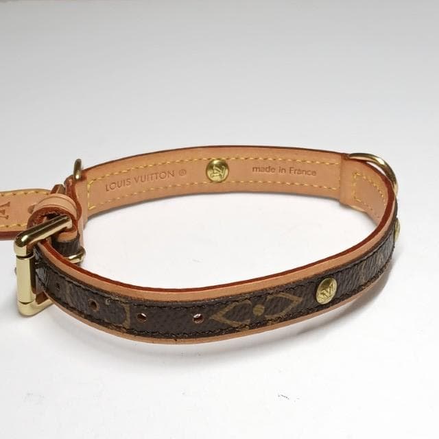 美品 ルイヴィトン 首輪 カラー 小型犬 M58072 コリエバクスターPM①