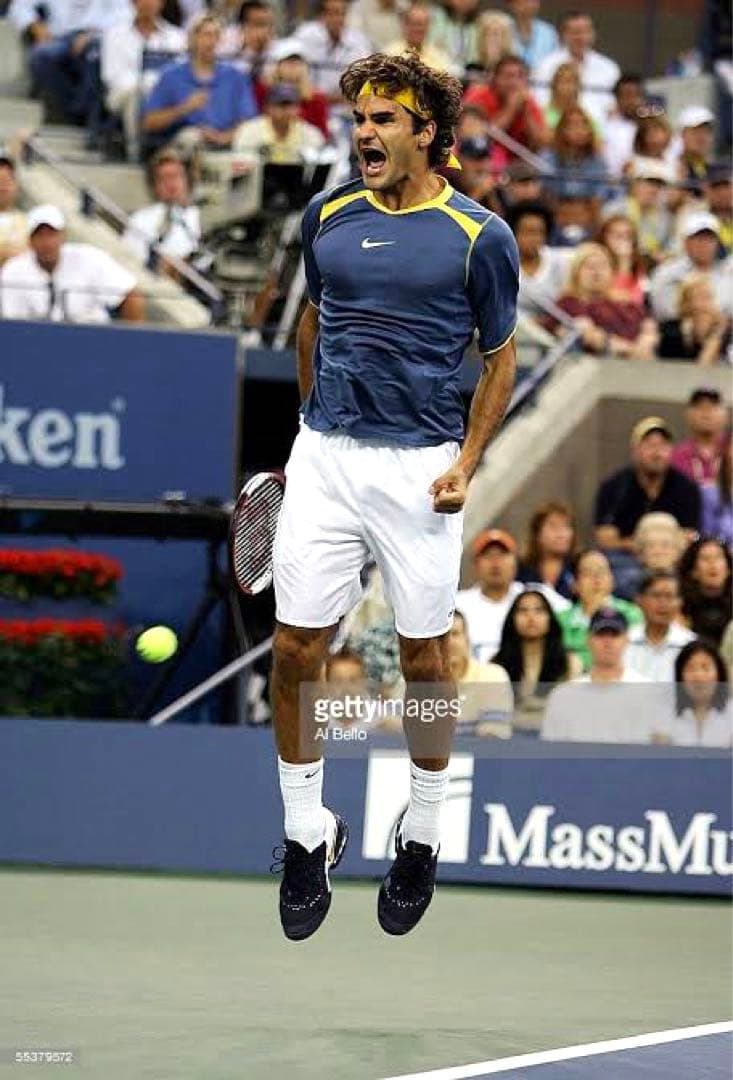タグ付き Nike ロジャー フェデラー 全米オープン 2005 優勝モデル