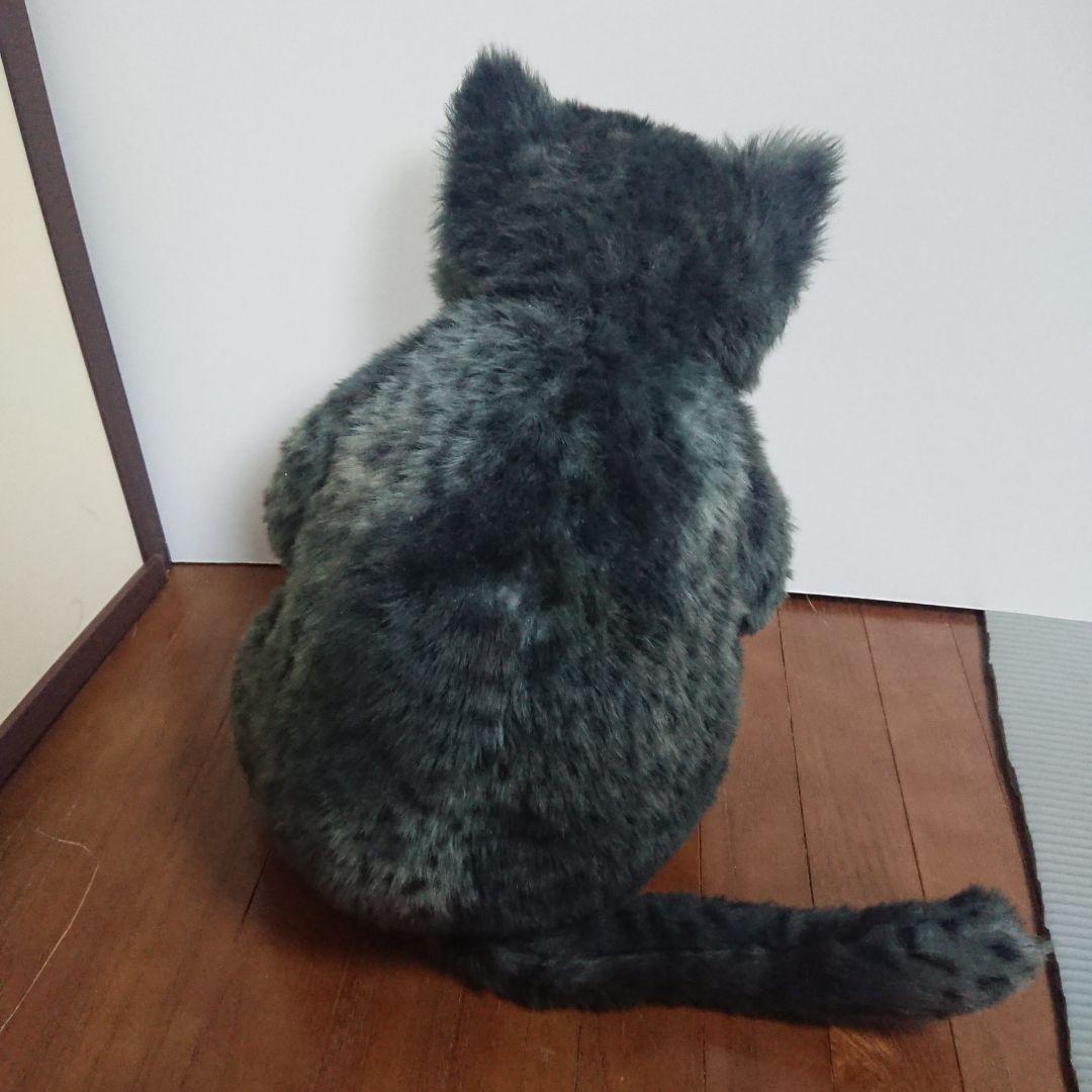 カドリーcuddly　猫型ぬいぐるみ グレーとホワイト