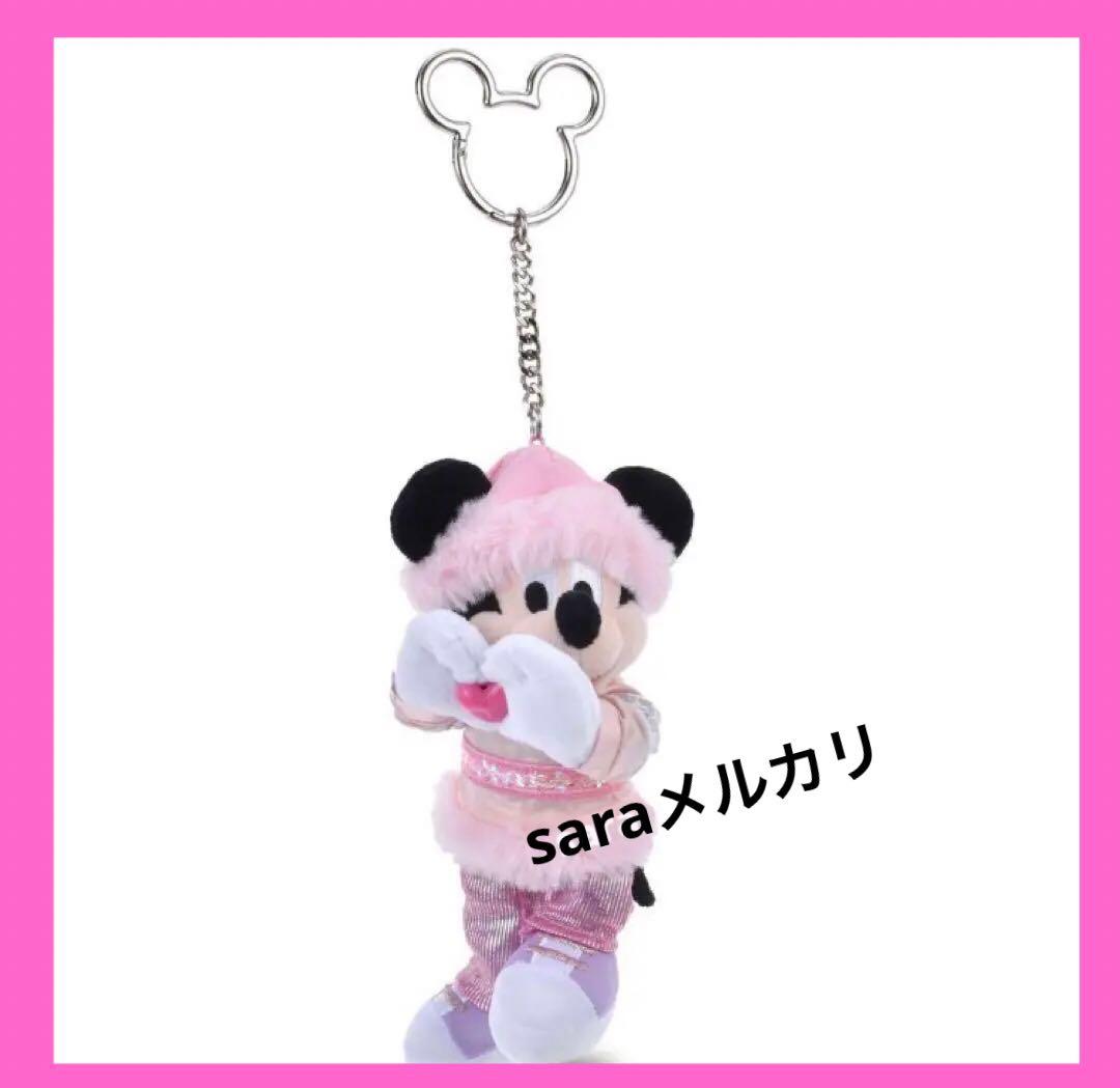 東京ディズニーリゾート店限定　ミッキー ミニー ぬいぐるみ キーチェーン25周年