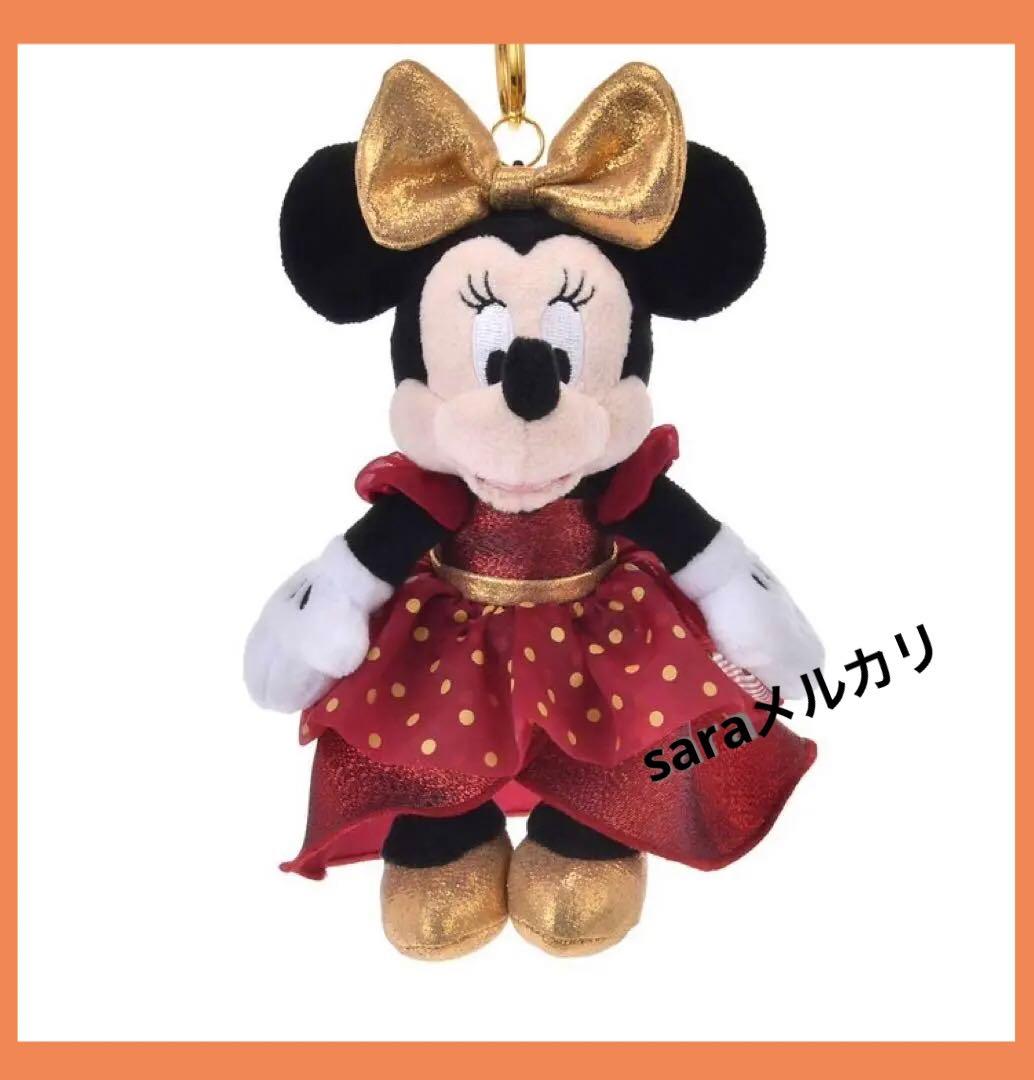 東京ディズニーリゾート店限定　ミッキー ミニー ぬいぐるみ キーチェーン25周年