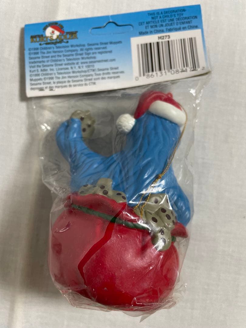 希少　ヴィンテージ　セサミストリート　オーナメント　クリスマス