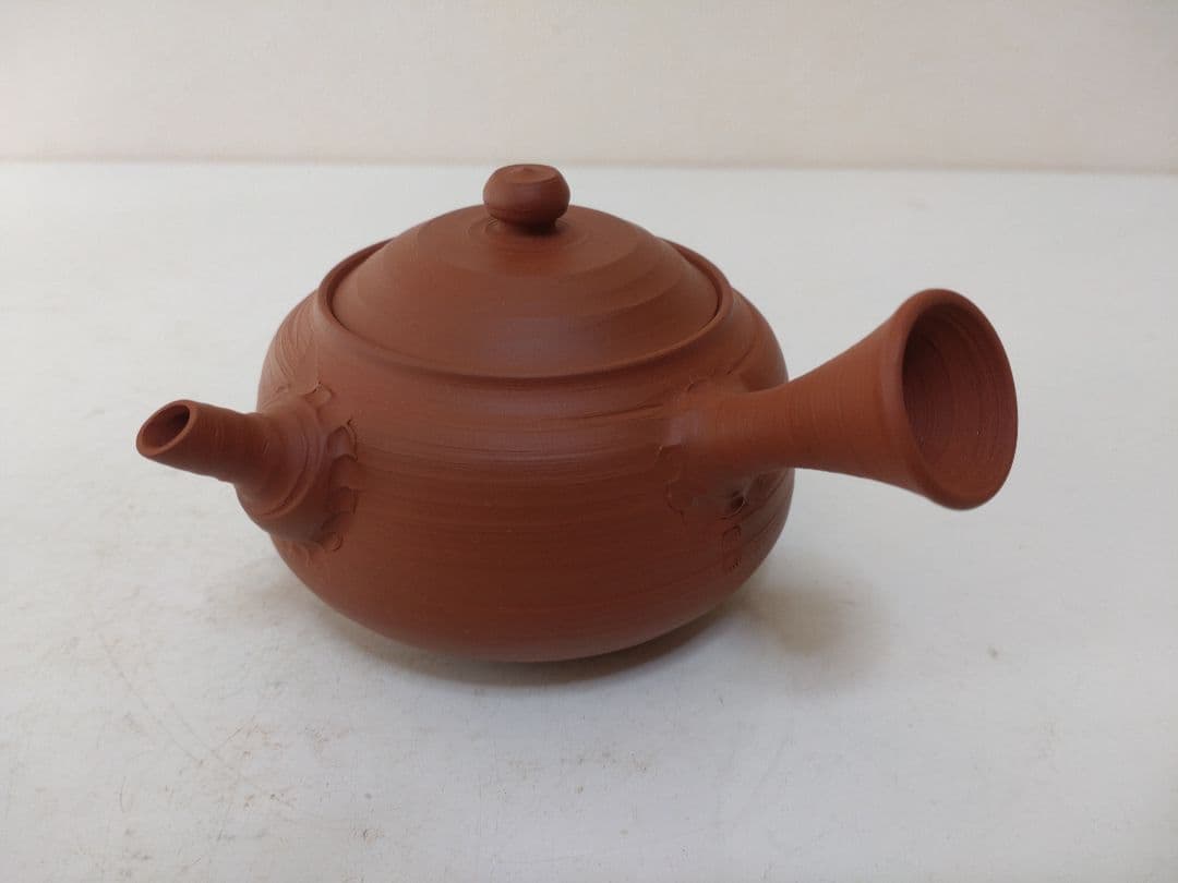 は*み様 常山窯 朱泥 茶注 共箱 共布 煎茶道具 茶道具 急須