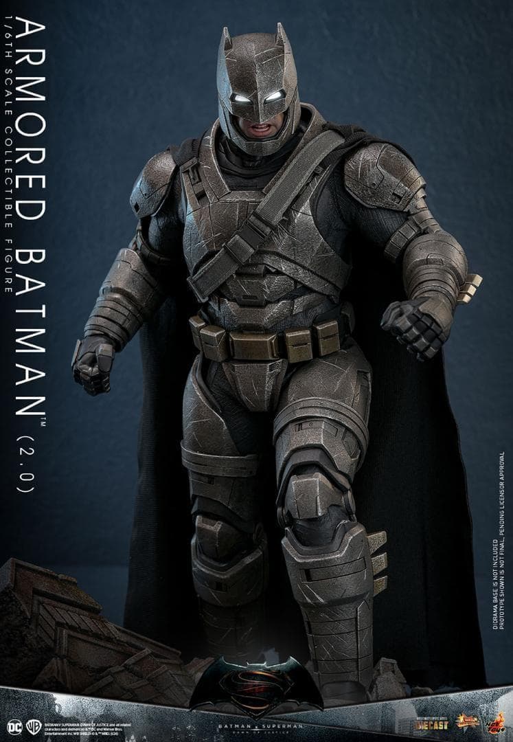ホットトイズ1/6 アーマード・バットマン 2.0 通常版 MMS742D62