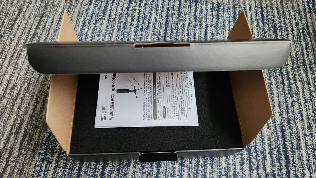 サンワサプライ WEB会議高感度USBマイク MM-MCU05BK