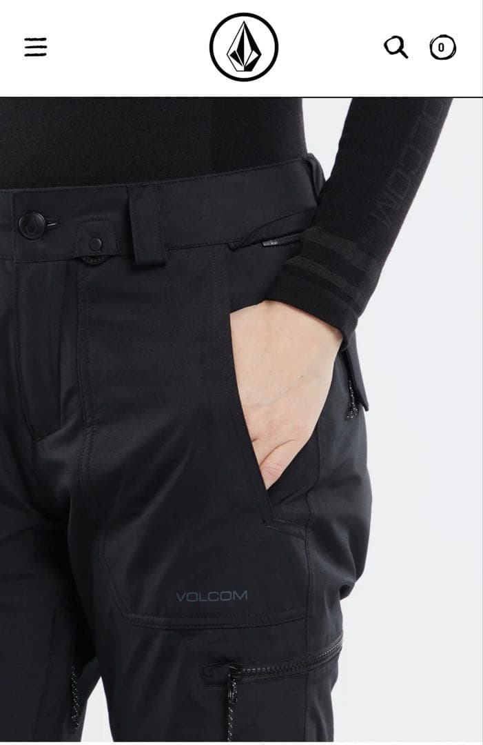 Volcom スノーボードパンツ GORE-TEX 黒