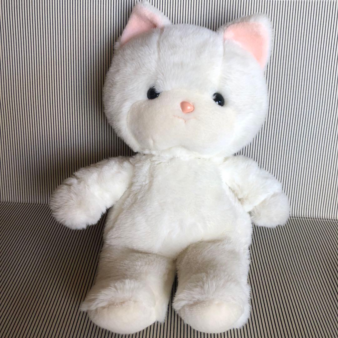 吉徳　ヨシトク　クリーミー　ぬいぐるみ　ネコ　レトロ