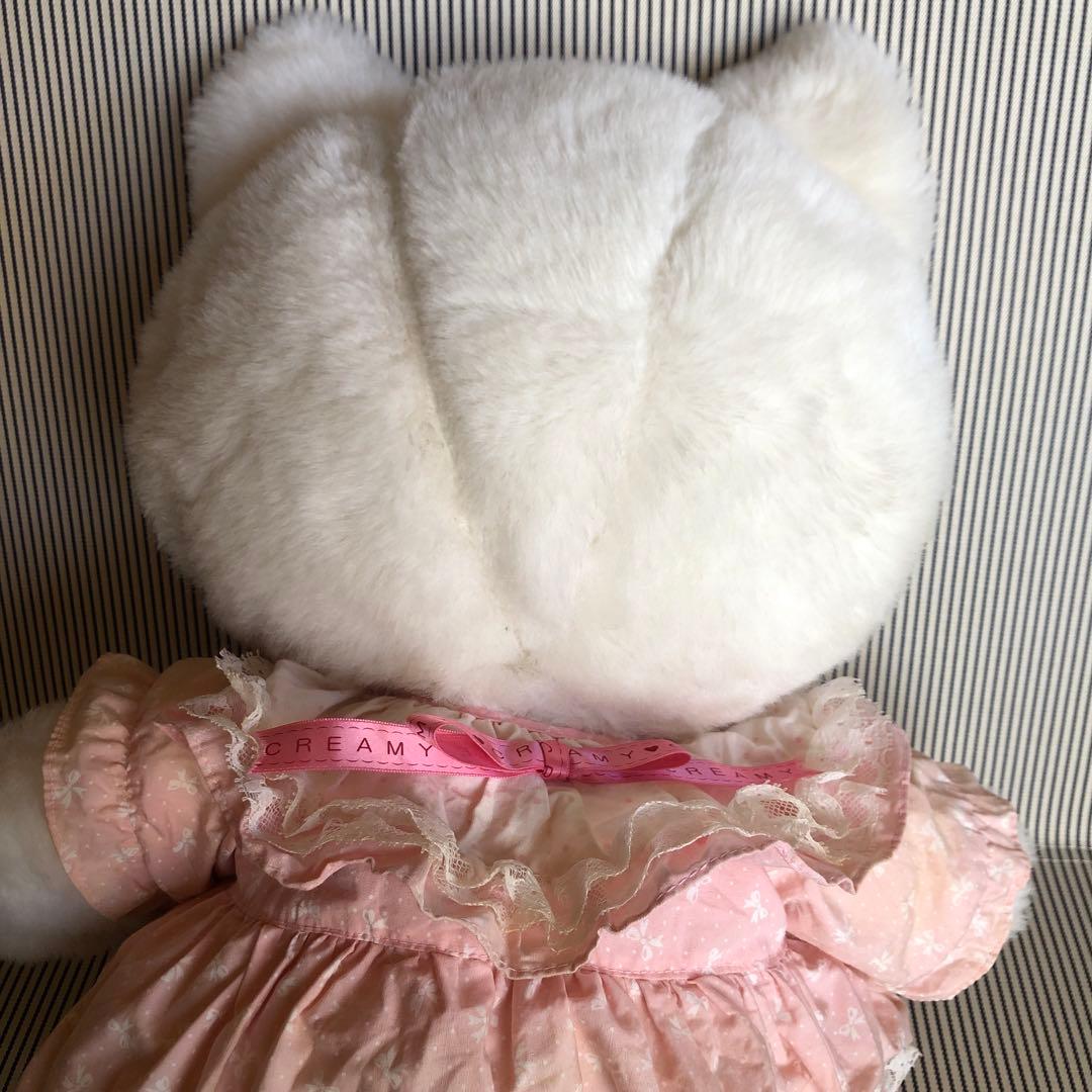 吉徳　ヨシトク　クリーミー　ぬいぐるみ　ネコ　レトロ