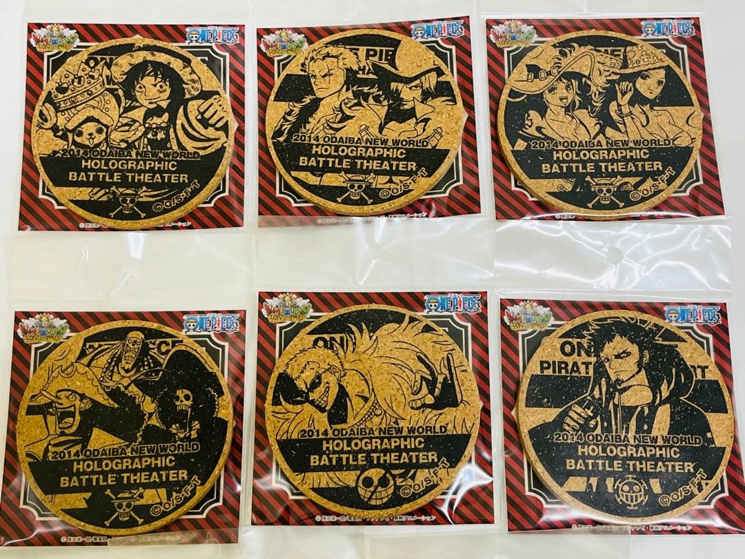 ワンピース 2014 お台場新大陸 限定 コルクコースター ロビン ハンコック