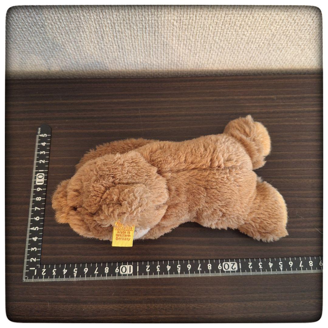 【居眠り クマ 茶色 Floppy Bar】シュタイフ 極軽量 美品
