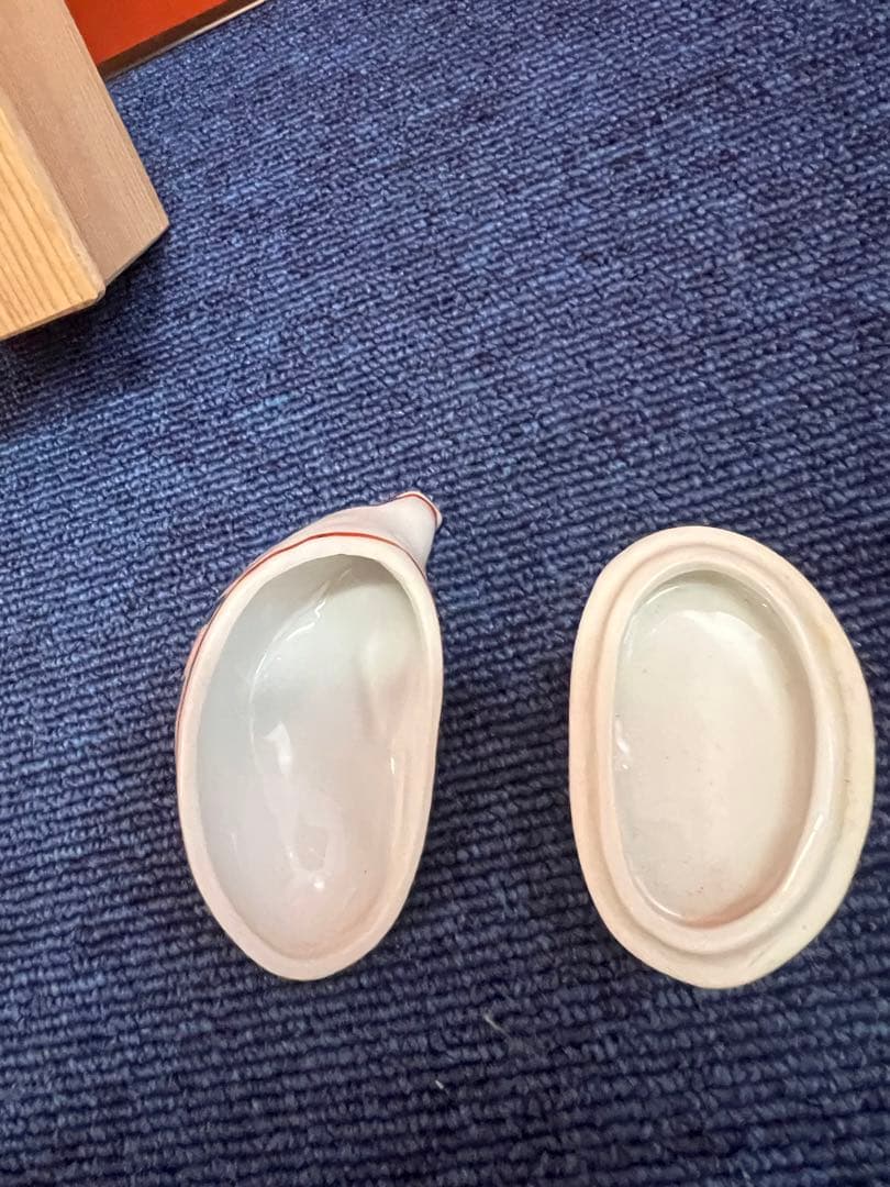 1225 古伊万里　亥　香合　未使用