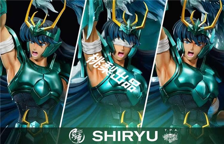 新品未開封『聖闘士星矢』龍星座ドラゴン紫龍 ガレージキット スタチュー