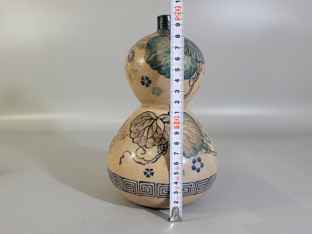 古美術 名品 古清水 瓢形 瓶