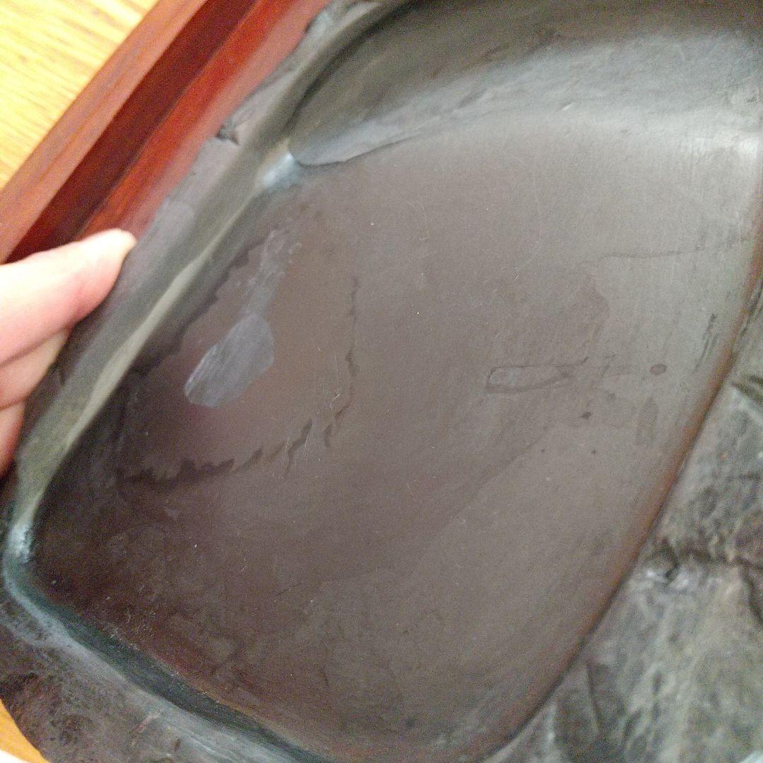 龍の彫刻 硯