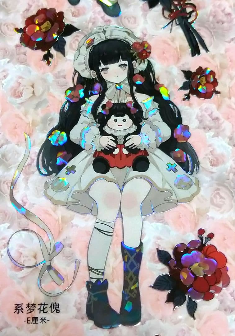 ✩完売御礼✩J616＃系梦花傀(贝壳光)E厘米切り売り海外人物マステ女の子