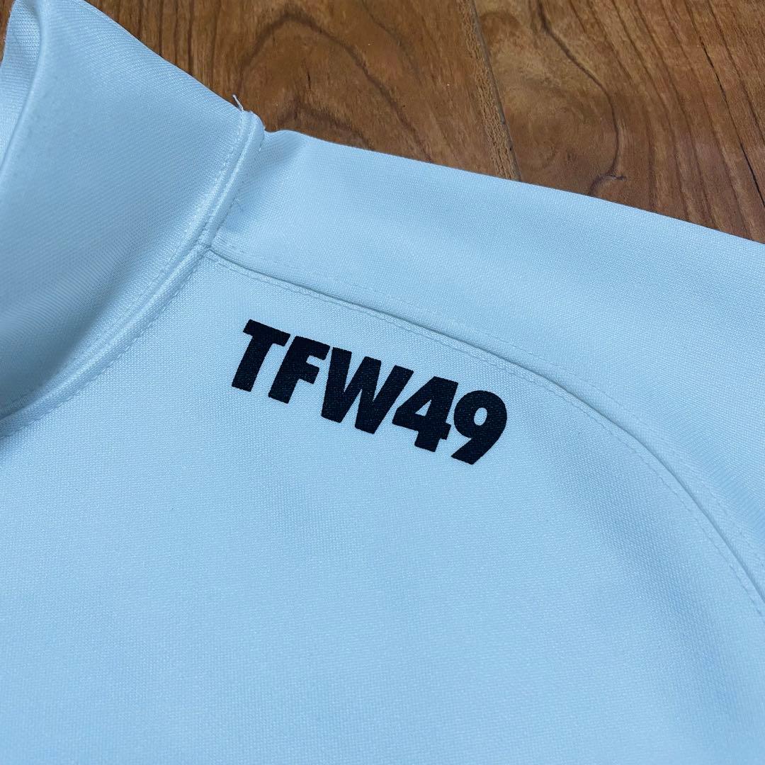 TFW49 モックネック　Tシャツ ホワイト　M ゴルフ