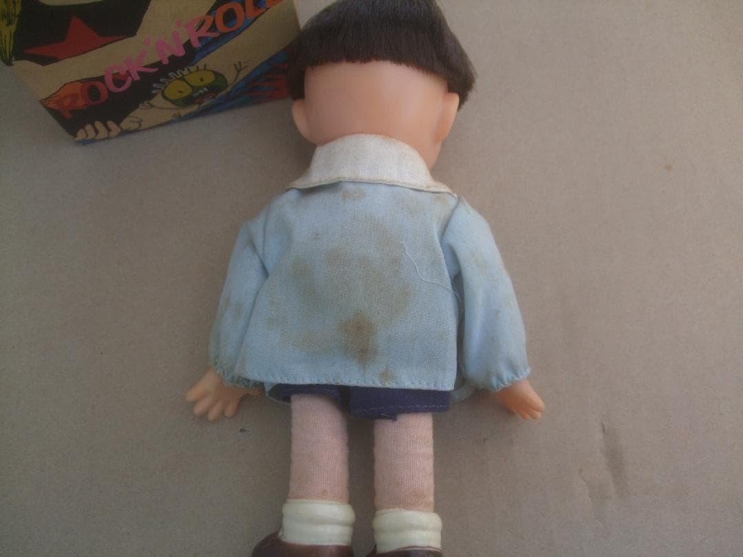 まことちゃん 人形 ソフビ★箱付き★ あんそにいポピー★楳図かずお