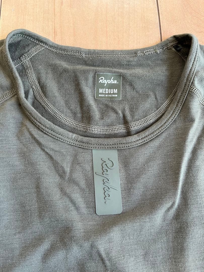 新品 Rapha メンズ メリノ ロングスリーブ ベースレイヤー Mサイズ
