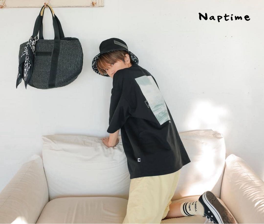 ナップタイム　naptime. Nissy 西島隆弘　バスケットバック