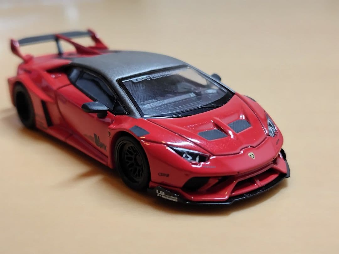 H*n様 MINI GT ランボルギーニ ウラカン 3台 赤 黄 黒