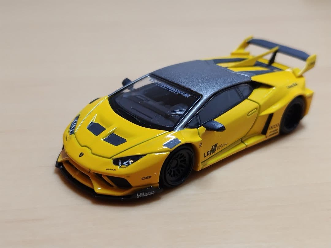 H*n様 MINI GT ランボルギーニ ウラカン 3台 赤 黄 黒