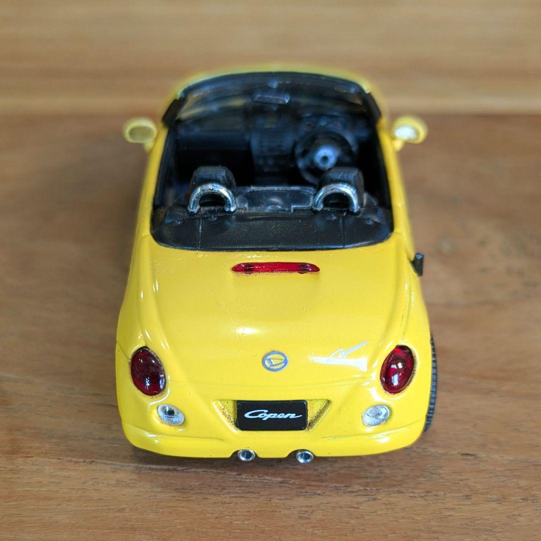 ダイハツ　初代　コペン　ミニカー　イエロー　2台セット　【1台難有り】