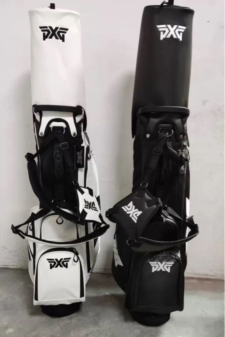 【即発送】PXG キャディバッグ ゴルフバッグ スタンド型 ホワイト 6分割