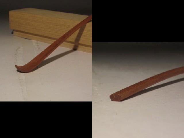 梅の木自作茶杓　千代ノ栄　即中斎花押の逸品 r401