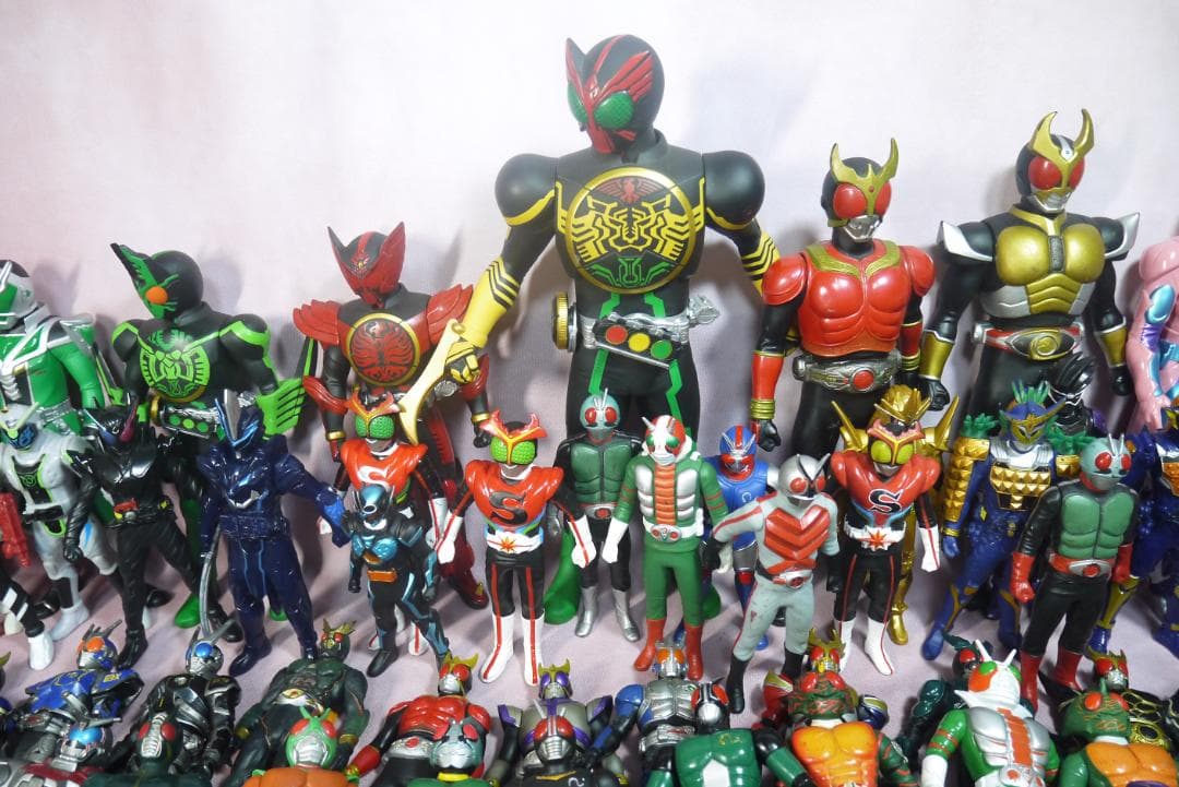 ライダーヒーローシリーズ　ビッグサイズソフビ　134体セット