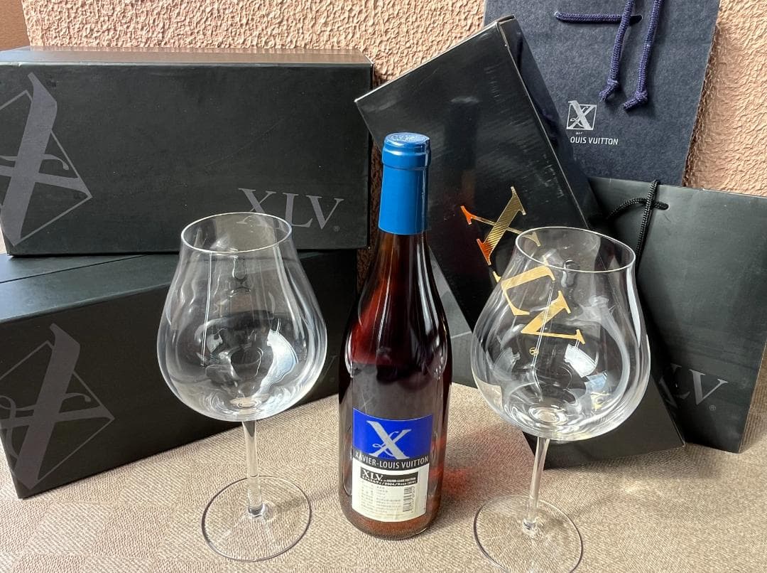 ザビエ・ルイ•ヴィトン XLV 2003 ROSEワイン&専用グラス 新品