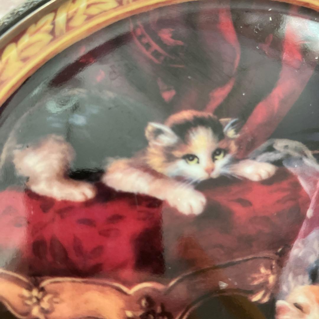 希少　猫マイセン 猫 壁掛け 飾り絵 プレート